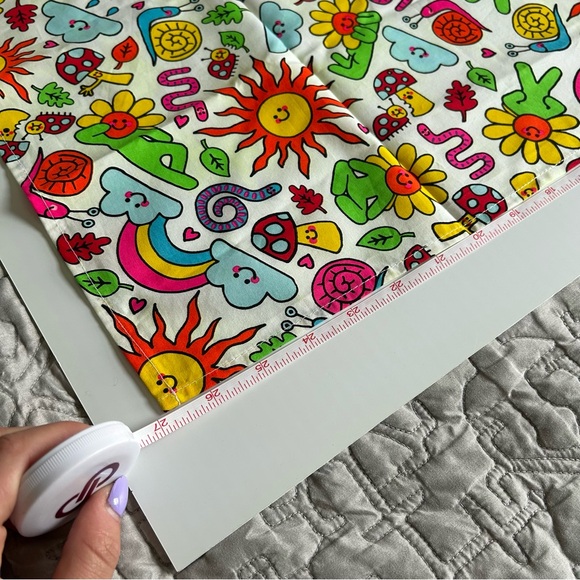 LUSH 100% ORGANIC COTTON WRAP SCARF HEADBAND NEON PRINT COSMETICS BEAUTY HAIR - Picture 8 of 8